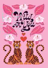 Tiger Couple Valentine's Card created by Jessica Molina