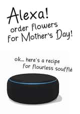 Alexa Mothers Day Card created by Memetallica