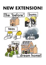 Funny Renovation New Home Card - Builders - New Extension created by Sweeting’s Greetings