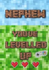 Nephew- minecraft Gaming birthday Card created by Kerrylovescards