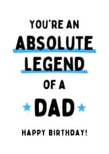 You're The Best Dad - Absolute Legend created by Gobbygifts