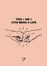 'You + Me = Gym bros for life' - Gym Valentines Day | Gymshark created by Gymshark