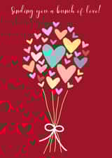 Sending you a bunch of love! created by Rebecca Ensor