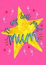 To my best pal MUM! Greetings Card created by Claire Barclay