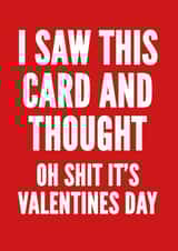 If you forgot Valentines day or if you are proud not to have forgotten Card created by kissmekwik