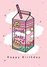 Happy Birthday Sprinkle Milkshake created by The Sugar Bell