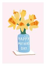 Mother's Day Daffodils In Vase Card created by Emily Nelson