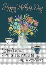 Floral Happy Mother's Day Stepmum card created by Making Meadows Ltd