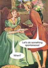 Funny pun based on spontaneous joke on a Ladybird card created by © Ladybird Books Ltd 2025