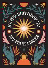 Happy Birthday To My Fave Pisces Card created by Oh Ellie Studio