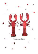 Lobster Valentines Day Card created by Sarah Shields Studio
