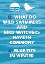 Wild Swimming Blue Tits created by MOJO Creative Studio