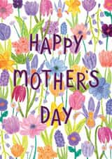 Happy Mother's day spring flowers created by Sofia Papa Designs