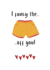I Fancy the Pants off You created by Rude Cards Co.
