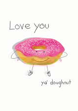 Doughnut Valentine Card created by Rebecca Hart