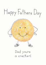Funny cracker, Fathers Day card created by Rebecca Hart