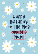 Most amazing mum birthday card created by Joanne Hawker