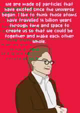 Big Bang Leonard valentines card created by Sam Bosworth