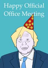 Boris birthday office meeting created by Sam Bosworth