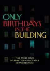Only Murders in the Building Birthday Card 1001 created by Fatchair Print