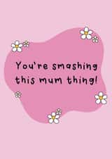 Mother's Day Card for New Mums created by Raptor Designs