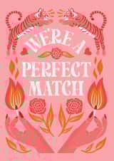 Tiger and Matches Valentine's Card created by Jessica Molina