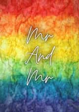 Mr and Mr Gay Wedding Card created by Laura Charlotte