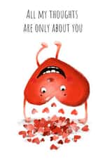 Valentine's day card created by Maria Bazykina