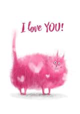 Cat love you created by Maria Bazykina