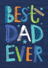 Best Dad Ever Birthday or Father's Day created by JC Designs