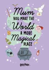 Harry Potter Magic Mum Card Mother's Day  created by Cardology