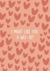 I might like you a wee-bit created by Ulrike Mieke