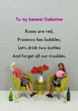 Bestest Galentine created by Bold & Bright Cards