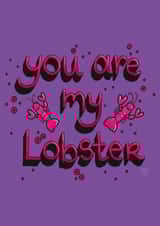 FRIENDS Lobster Valentine Card created by Hannah ~ Pops Prints Co.