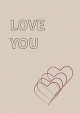 Valentine's card created by Hannah Dove