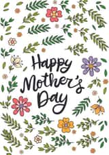 Classic Mothers Day Card - Flowers - Happy Mother's Day created by Thankful Cards