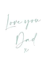 Love you Dad card created by Nutmeg Studio