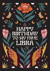 Happy Birthday To My Fave Libra Card created by Oh Ellie Studio