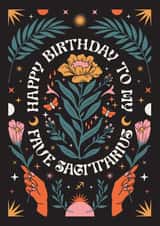Happy Birthday To My Fave Sagittarius Card created by Oh Ellie Studio