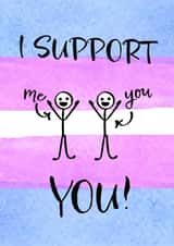 Transgender Support Card created by Truly Cherished