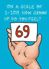 Immature Birthday Card created by Rosie Johnson Illustrates