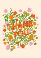 Thank You Floral Card created by Sarah Cowan