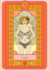 LEO BIRTHDAY CARD created by Emily Nash