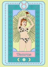 TAURUS BIRTHDAY CARD created by Emily Nash