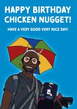 Trending TikTok Birthday Card - Happy Birthday Chicken Nugget created by Cards from Designers