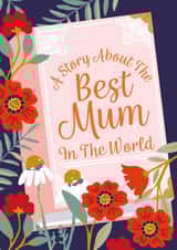 Best Mum In The World Birthday Mothers Day created by Sarah Marie Olivia