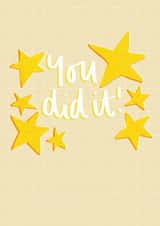 You Did It Congratulations Card created by Victoria Rose Ball