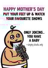 Happy Mother's Day Baby TV Card created by Woody's Design