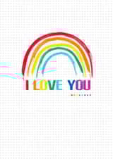 Rainbow Love you created by Pipsqueak Designs