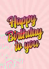 Happy Birthday To You Card created by T‘s Designs